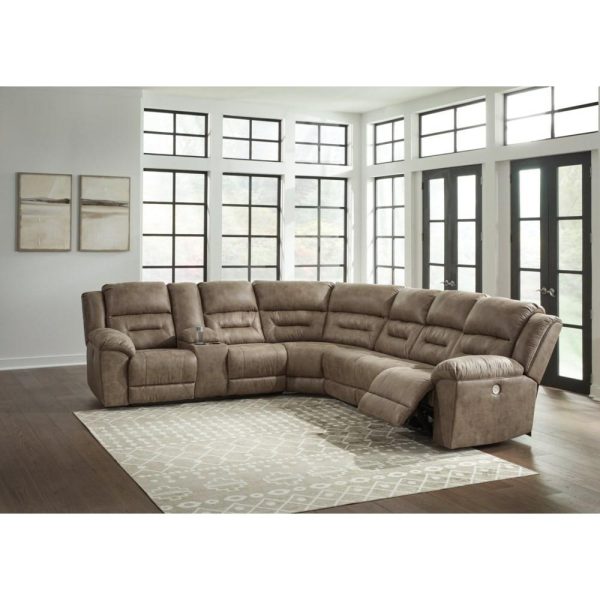 Contemporary 4-Piece Power Reclining Sectional Sofa  |  Sectional Sofas Living Room Sectional Sofas