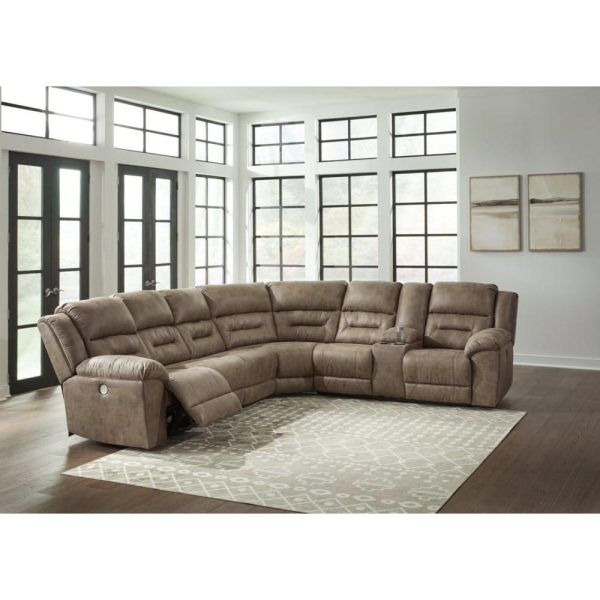 Contemporary 4-Piece Power Reclining Sectional Sofa  |  Sectional Sofas Living Room Sectional Sofas