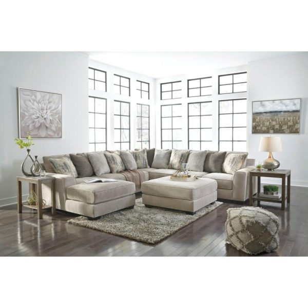 Contemporary 4-Piece Sectional With Left Chaise  |  Sectional Sofas Living Room Sectional Sofas