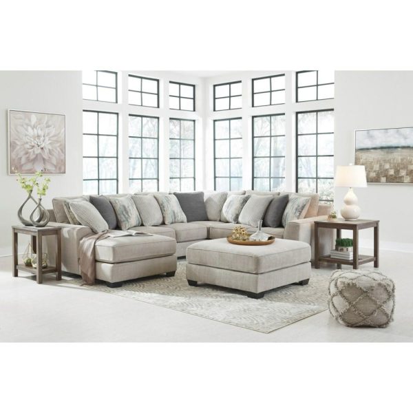 Contemporary 4-Piece Sectional With Left Chaise  |  Sofas Living Room Sectional Sofas