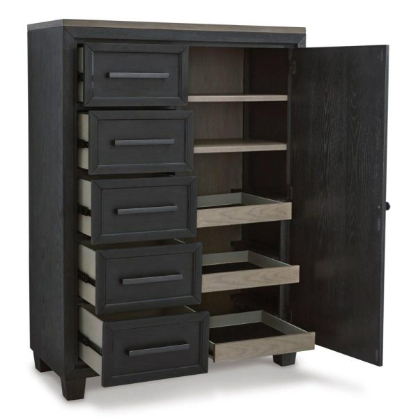 Contemporary 5-Drawer Door Chest  |  Chest Of Drawers Bedroom Chest Of Drawers