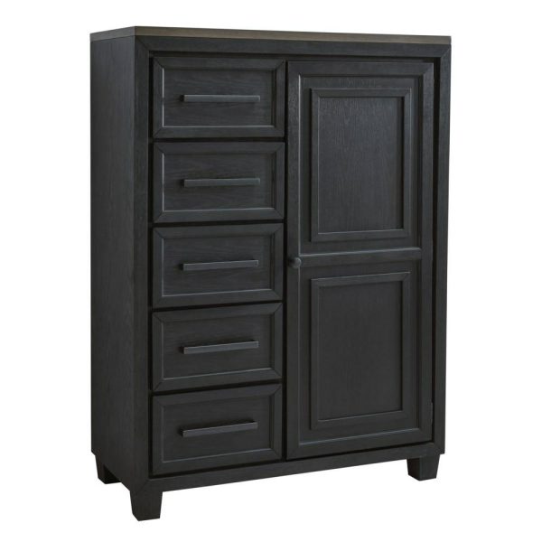 Contemporary 5-Drawer Door Chest  |  Chest Of Drawers Bedroom Chest Of Drawers