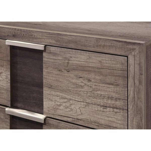 Contemporary 6-Drawer Dresser And Mirror Set  |  Mirrored Dressers Bedroom Mirrored Dressers