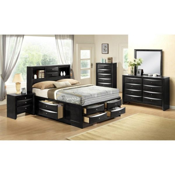 Contemporary 8 Drawer Dresser With Mirror  |  Mirrored Dressers Bedroom Mirrored Dressers