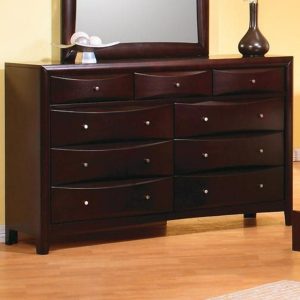 Contemporary 9 Drawer Dresser  |  Dressers Bedroom Dressers