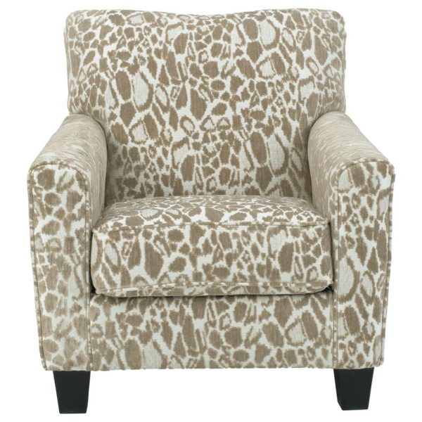 Contemporary Accent Chair In Cheetah Fabric  |  Living Room Chairs Living Room Living Room Chairs