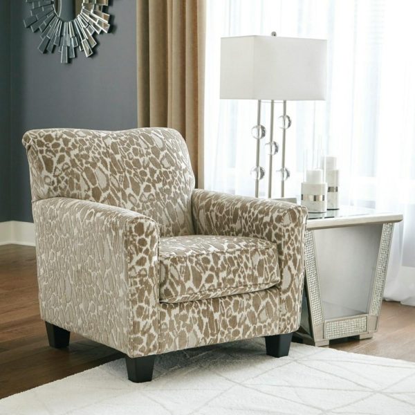 Contemporary Accent Chair In Cheetah Fabric  |  Living Room Chairs Living Room Living Room Chairs