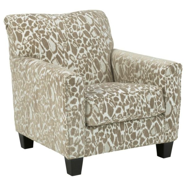 Contemporary Accent Chair In Cheetah Fabric  |  Living Room Chairs Living Room Living Room Chairs