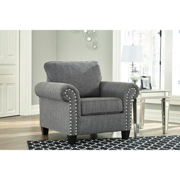 Contemporary Chair With Nailhead Trim  |  Living Room Chairs Living Room Living Room Chairs