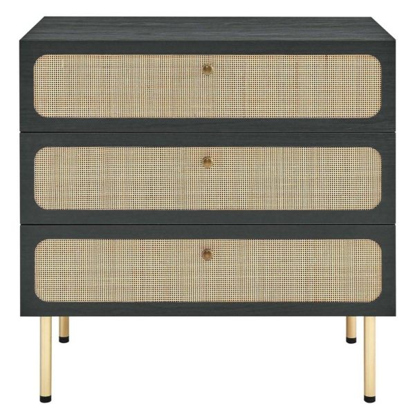 Contemporary Chaucer 3-Drawer Chest With Full Glide Drawers  |  Chest Of Drawers Bedroom Chest Of Drawers