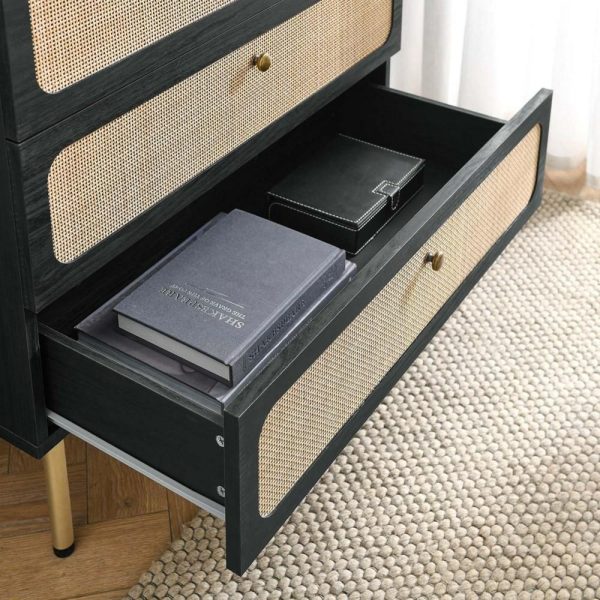 Contemporary Chaucer 3-Drawer Chest With Full Glide Drawers  |  Chest Of Drawers Bedroom Chest Of Drawers