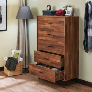 Contemporary Chest With Metal Legs And Hardware  |  Chest Of Drawers Bedroom Chest Of Drawers