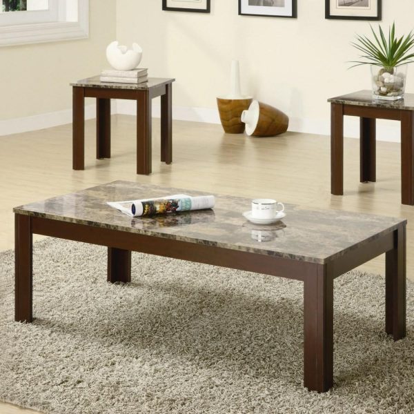 Contemporary Cocktail And End Table Set  |  Occasional Table Sets Living Room Occasional Table Sets