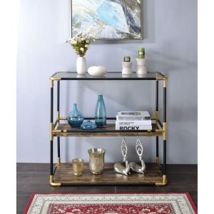 Contemporary Console Table With Glass Top  |  Sofa Tables Living Room Sofa Tables