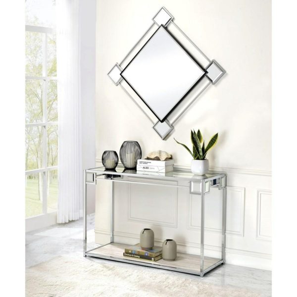 Contemporary Console Table With Shelf  |  Sofa Tables Living Room Sofa Tables