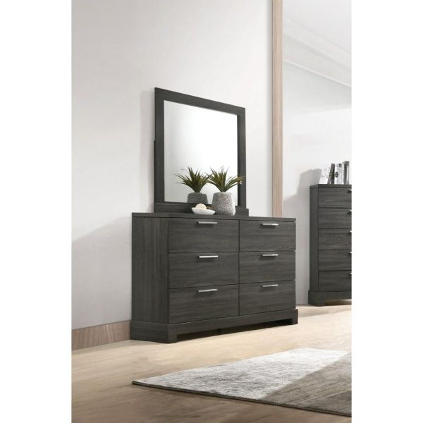 Contemporary Dresser And Mirror Set  |  Mirrored Dressers Bedroom Mirrored Dressers