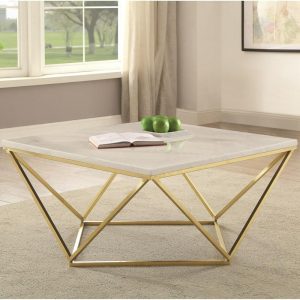 Contemporary Faux Marble Coffee Table  |  Coffee Tables Coffee Tables Coffee Tables