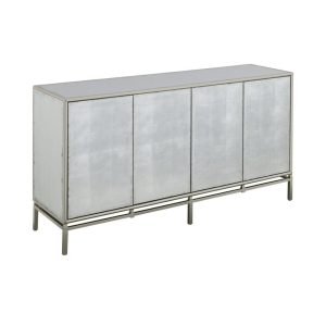 Contemporary Four Door Credenza  |  Accent Cabinets Accent Cabinets Accent Cabinets