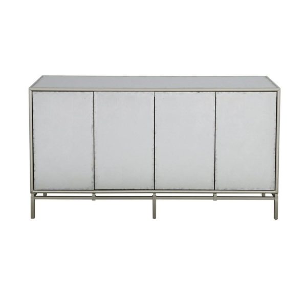 Contemporary Four Door Credenza  |  Accent Cabinets Accent Cabinets Accent Cabinets