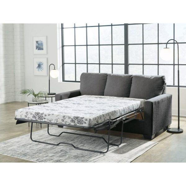 Contemporary Full Sleeper Sofa With Track Arms  |  Sleeper Sofas Living Room Sleeper Sofas