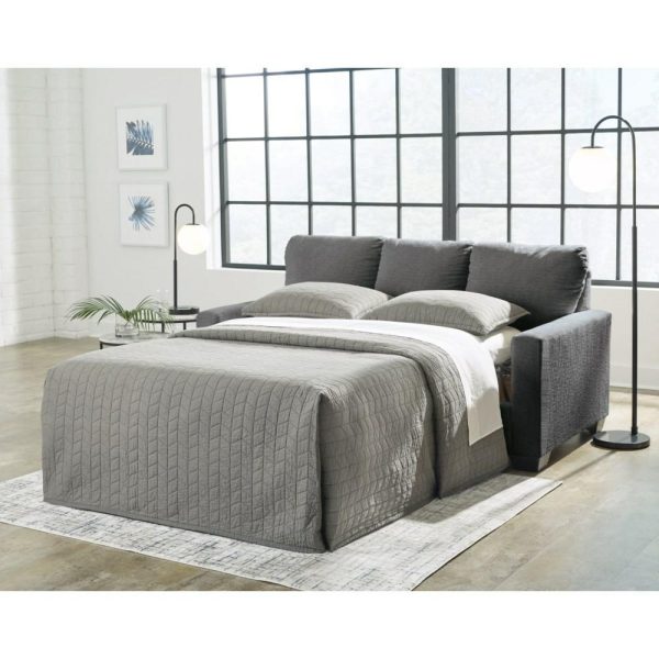 Contemporary Full Sleeper Sofa With Track Arms  |  Sleeper Sofas Living Room Sleeper Sofas