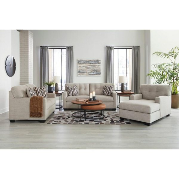 Contemporary Full Sofa Sleeper With Track Arms  |  Sleeper Sofas Living Room Sleeper Sofas