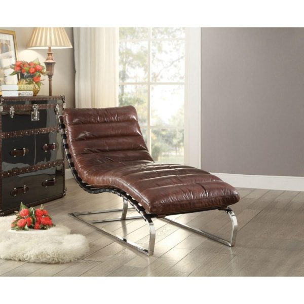 Contemporary Leather Chaise  |  Chaises Chaises Chaises