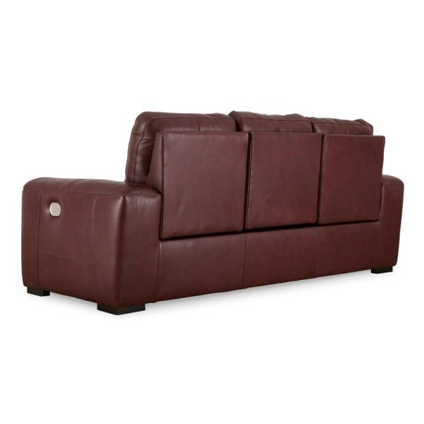 Contemporary Leather Match Power Reclining Sofa  |  Sofas Living Room Sofas