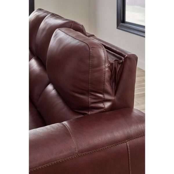 Contemporary Leather Match Power Reclining Sofa  |  Sofas Living Room Sofas