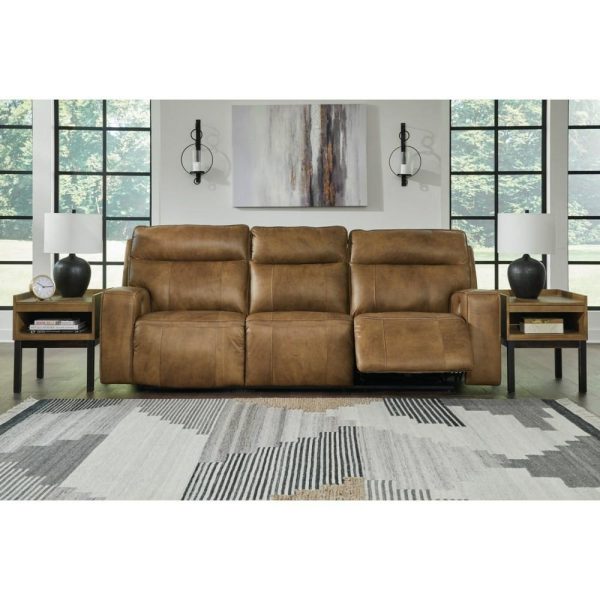 Contemporary Leather Power Reclining Sofa  |  Sofas Living Room Sofas