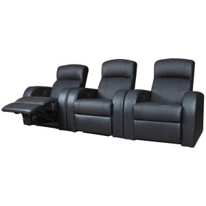 Contemporary Leather Theater Seating  |  Sectional Sofas Living Room Sectional Sofas