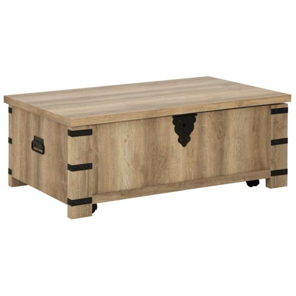 Contemporary Lift-Top Coffee Table With Metal Accents  |  Coffee Tables Coffee Tables Coffee Tables