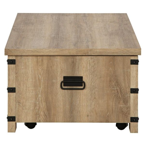 Contemporary Lift-Top Coffee Table With Metal Accents  |  Coffee Tables Coffee Tables Coffee Tables