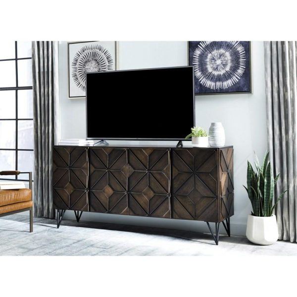 Contemporary Mango Wood Extra Large Tv Stand  |  Tv Stands Living Room Tv Stands