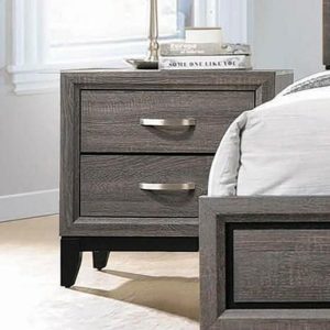 Contemporary Nightstand With 2 Drawers  |  Nightstands Bedroom Nightstands