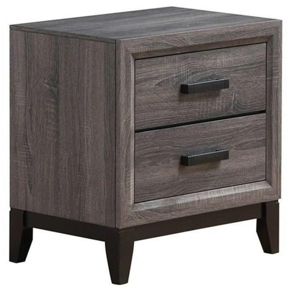 Contemporary Nightstand With 2 Drawers  |  Nightstands Bedroom Nightstands