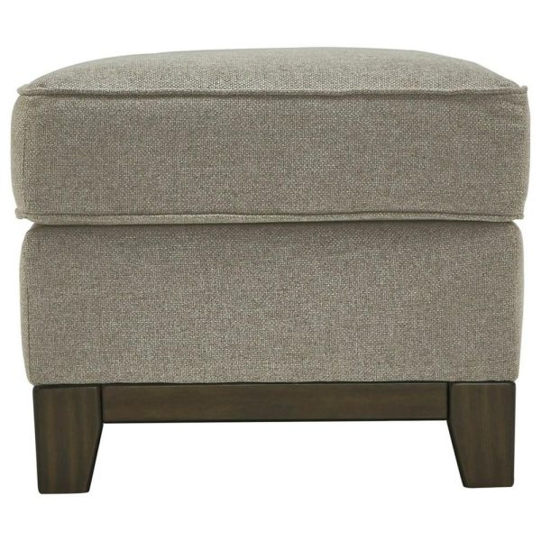 Contemporary Ottoman With Exposed Rail Base  |  Ottomans Living Room Ottomans