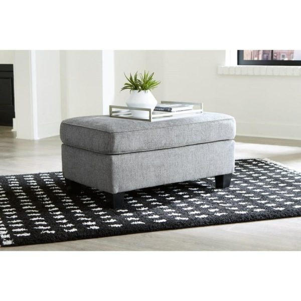 Contemporary Ottoman With Polyester Upholstery  |  Ottomans Living Room Ottomans