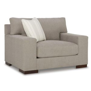 Contemporary Oversized Chair With Reversible Cushions  |  Living Room Chairs Living Room Living Room Chairs