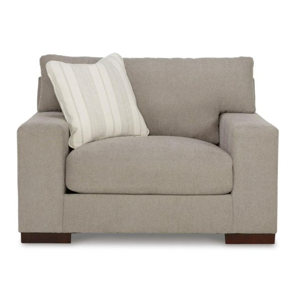 Contemporary Oversized Chair With Reversible Cushions  |  Living Room Chairs Living Room Living Room Chairs