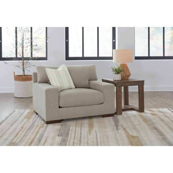 Contemporary Oversized Chair With Reversible Cushions  |  Living Room Chairs Living Room Living Room Chairs