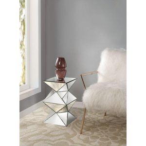 Contemporary Pedestal End Table  |  End & Side Tables End & Side Tables End & Side Tables