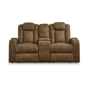 Contemporary Power Reclining Loveseat  |  Reclining Loveseats Living Room Reclining Loveseats