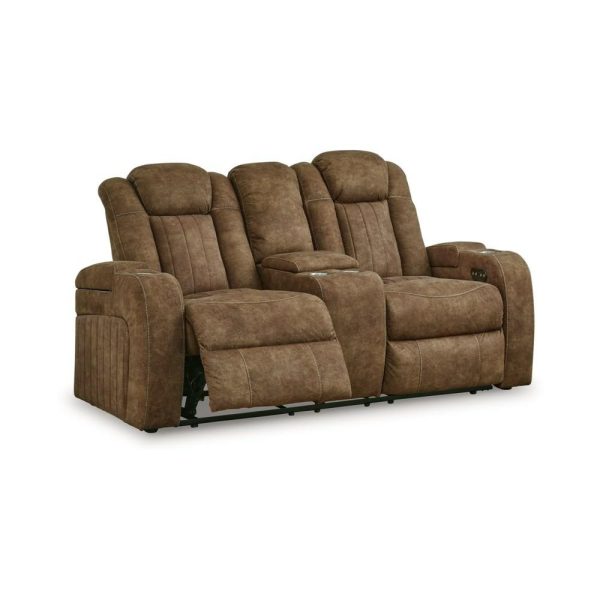 Contemporary Power Reclining Loveseat  |  Reclining Loveseats Living Room Reclining Loveseats