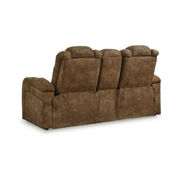 Contemporary Power Reclining Loveseat  |  Reclining Loveseats Living Room Reclining Loveseats