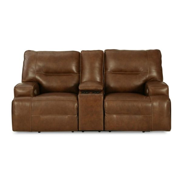 Contemporary Power Reclining Loveseat With Console  |  Reclining Loveseats Living Room Reclining Loveseats