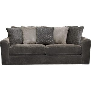 Contemporary Queen Sleeper Sofa With 5 Throw Pillows Included  |  Sleeper Sofas Living Room Sleeper Sofas