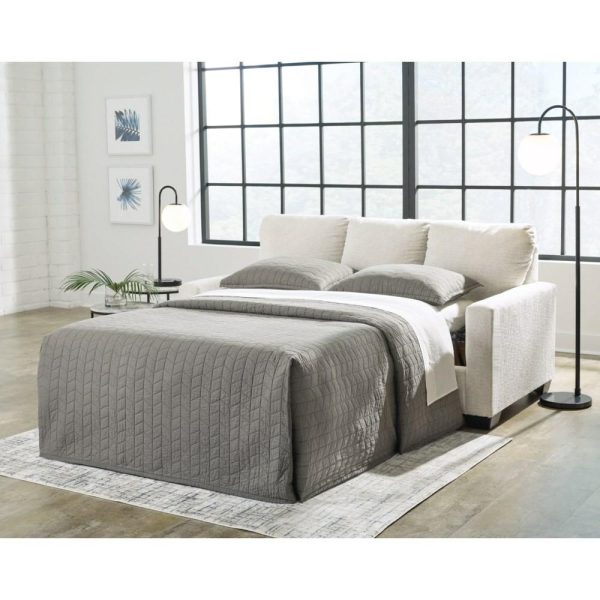 Contemporary Queen Sleeper Sofa With Track Arms  |  Sofas Living Room Sleeper Sofas