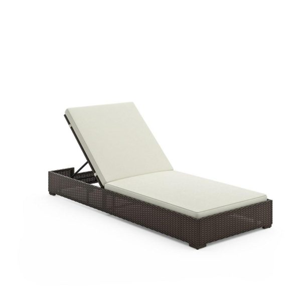 Contemporary Reclining Chaise Lounge With Stain And Fade Resistant Cushions  |  Chaises Chaises Chaises