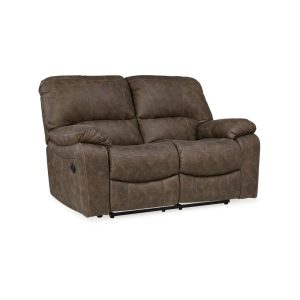 Contemporary Reclining Loveseat With Pillow Armrests  |  Reclining Loveseats Living Room Reclining Loveseats